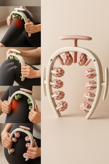 Reclaim Relief. Restore Confidence. BodyNova™ 11-Wheel Deep Relief Massager
