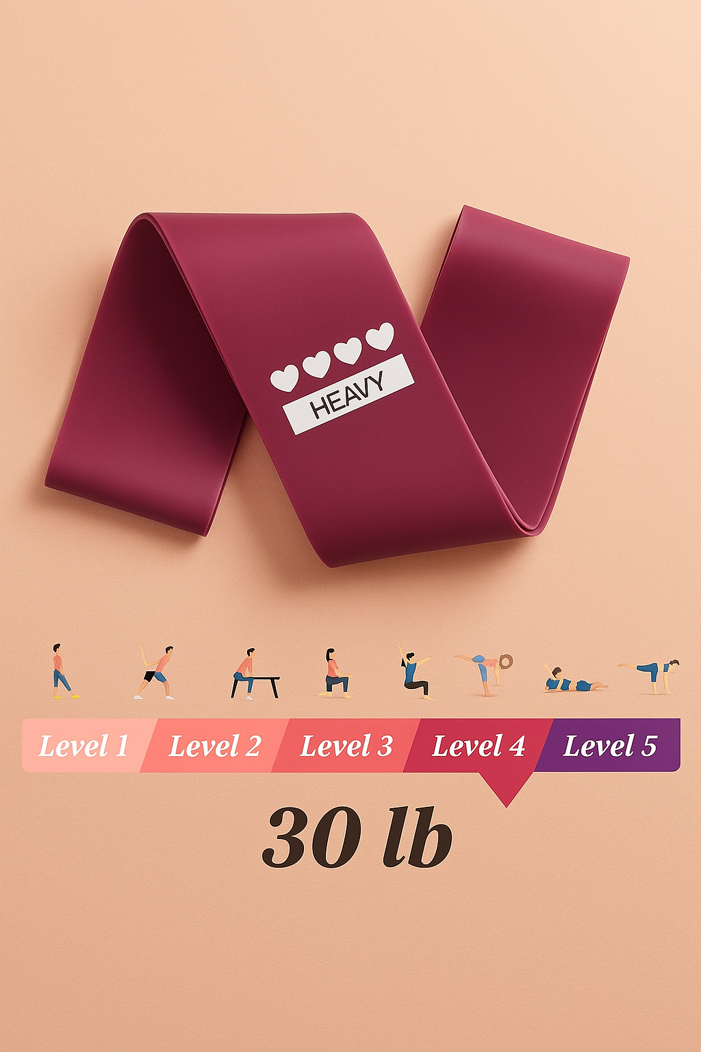 BodyNova™ SculptBands – Premium Latex Resistance Loops