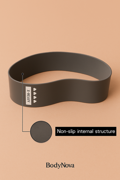 BodyNova™ Premium Booty Resistance Bands – 4-Level Set